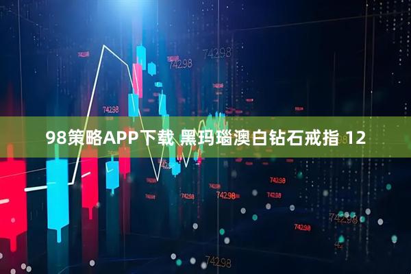 98策略APP下载 黑玛瑙澳白钻石戒指 12