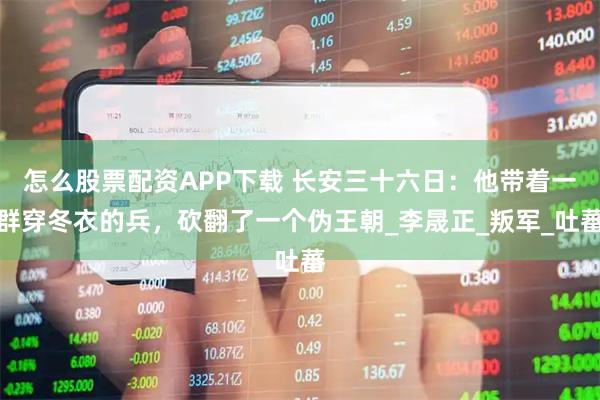 怎么股票配资APP下载 长安三十六日：他带着一群穿冬衣的兵，砍翻了一个伪王朝_李晟正_叛军_吐蕃